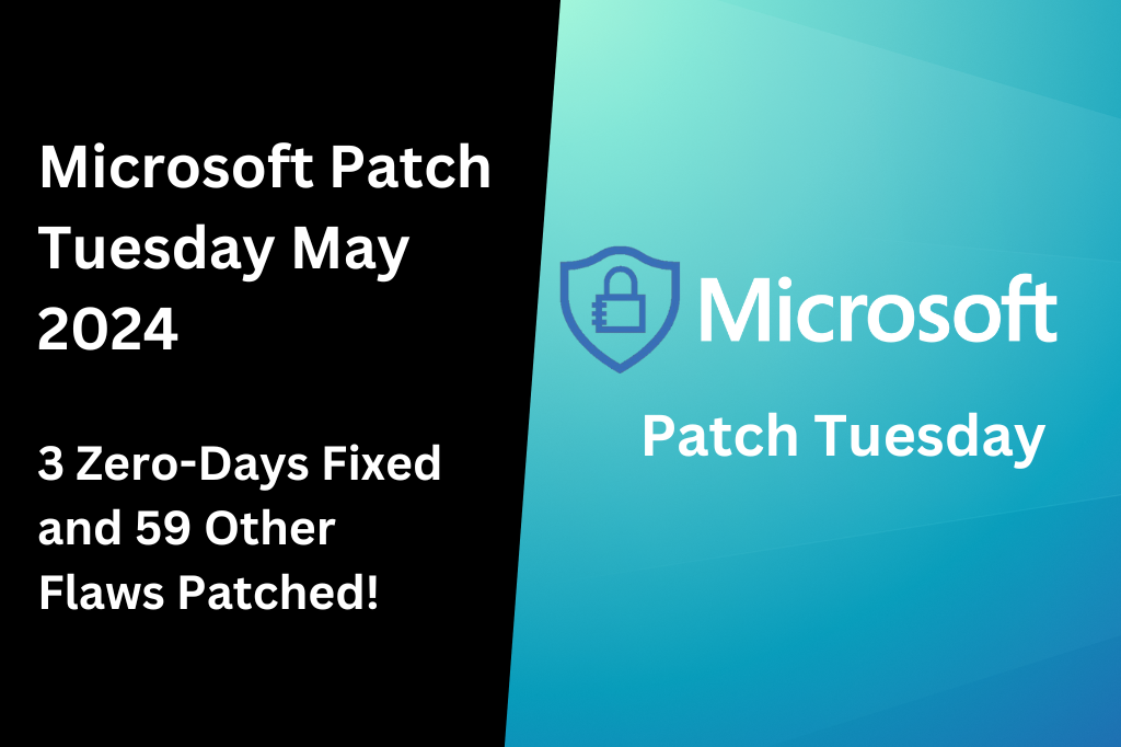 Microsoft Patch Tuesday May 2024: 3 Zero-Days Fixed and 59 Other Flaws Patched!